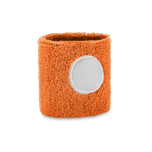 orange KOV. Muñequera elástica de poliéster