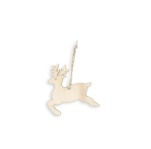 natural claro FLAKE. Colgantes Navideños