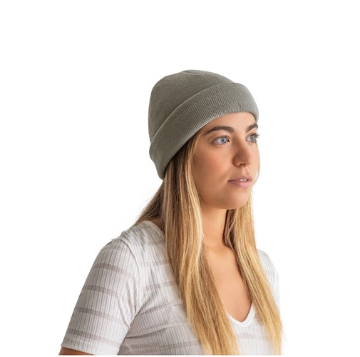 CARL. Gorro unisex de doble capa de poliéster reciclado (100% rPET)