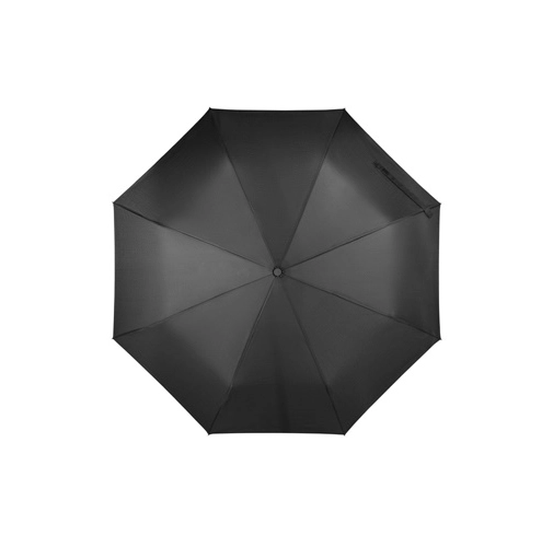 black CIMONE. paraguas plegable poliéster reciclado (100% rPET) \