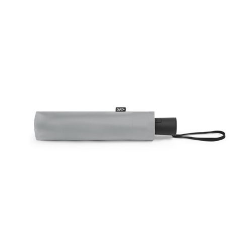 gris claro CIMONE. paraguas plegable poliéster reciclado (100% rPET) \