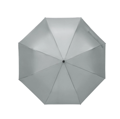 gris claro CIMONE. paraguas plegable poliéster reciclado (100% rPET) \