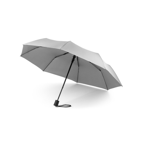 gris claro CIMONE. paraguas plegable poliéster reciclado (100% rPET) \