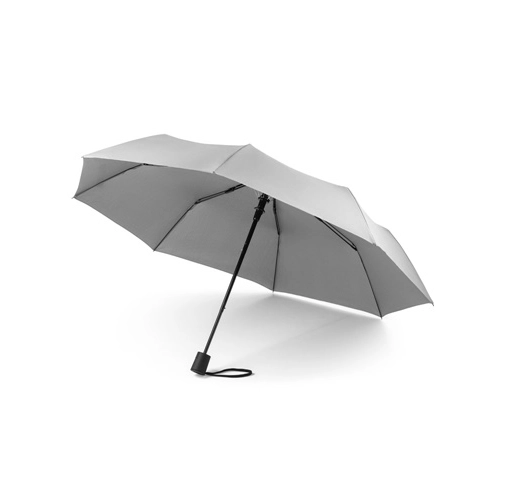 gris claro CIMONE. paraguas plegable poliéster reciclado (100% rPET) \