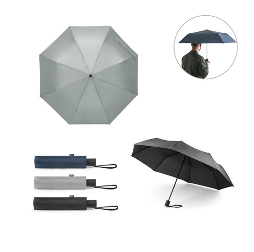 CIMONE. paraguas plegable poliéster reciclado (100% rPET) \
