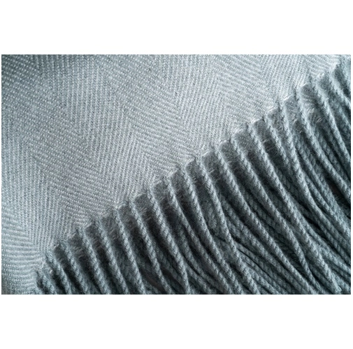 gray SMOOTH. Manta 100% acrílica con cinta y tarjeta de personalización (270 g/m²)