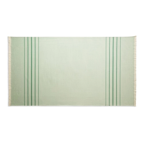 green CAPLAN. Toalla multifuncional (260 g/m²) fabricada en algodón ligero y resistente (90%) y algodón reciclado (10%)