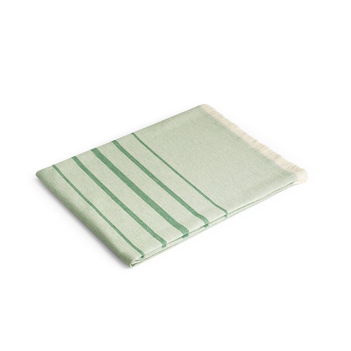 green CAPLAN. Toalla multifuncional (260 g/m²) fabricada en algodón ligero y resistente (90%) y algodón reciclado (10%)