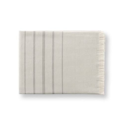 gris claro CAPLAN. Toalla multifuncional (260 g/m²) fabricada en algodón ligero y resistente (90%) y algodón reciclado (10%)