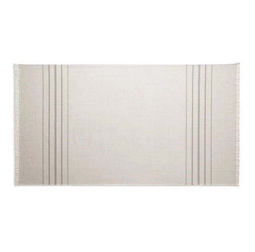 gris claro CAPLAN. Toalla multifuncional (260 g/m²) fabricada en algodón ligero y resistente (90%) y algodón reciclado (10%)