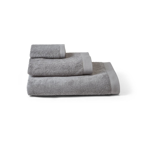 gray BARDEM L. Toalla de baño (500 g/m²) de algodón (82%) y algodón reciclado (18%)