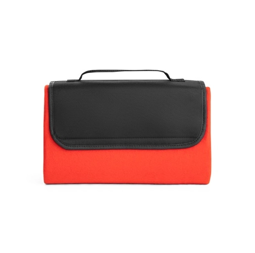 red RILEY. Manta polar con asa de transporte y solapa (180 g/m²)