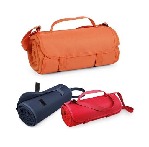 FLEECE. Manta polar con asa y correa (160 g/m²)