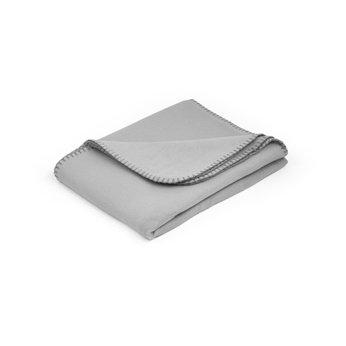 gray GALLIOT. Manta polar (180 g/m²) en poliéster reciclado (100% rPET)