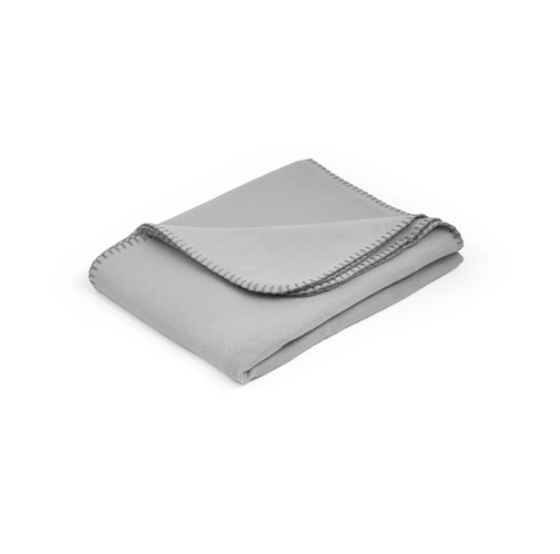 gray GALLIOT. Manta polar (180 g/m²) en poliéster reciclado (100% rPET)