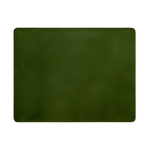 verde oscuro GALLIOT. Manta polar (180 g/m²) en poliéster reciclado (100% rPET)