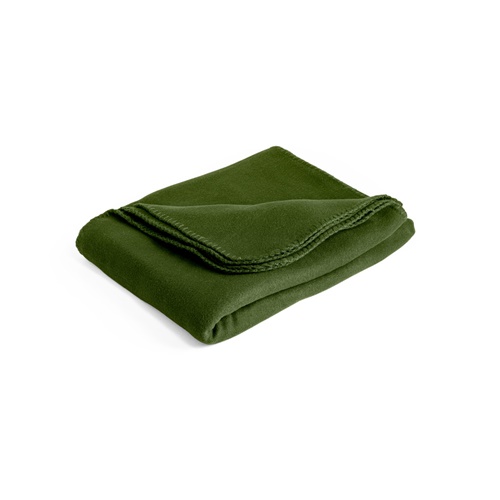 verde oscuro GALLIOT. Manta polar (180 g/m²) en poliéster reciclado (100% rPET)
