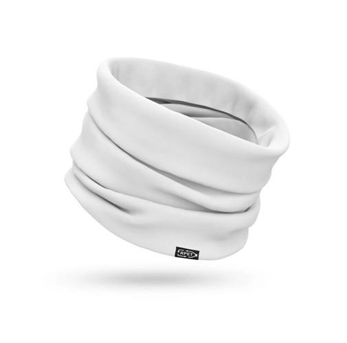 white KOLKATA. Bandana multifunción hecha en poliéster reciclado (100% rPET) (120g/m²)