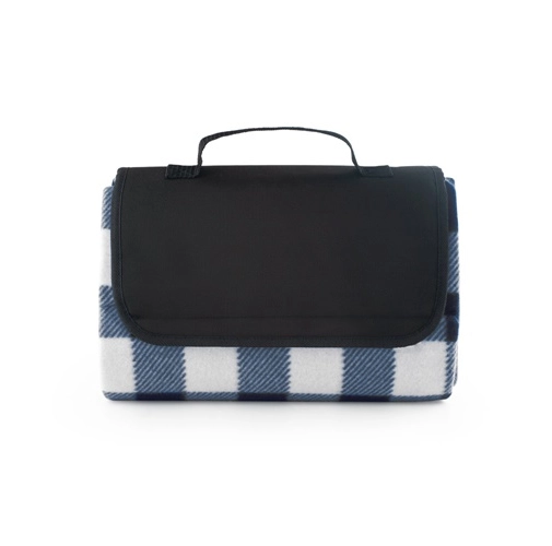 blue RILEY II. Manta de picnic forrada en EPE (180 g/m²)