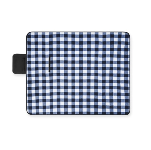blue RILEY II. Manta de picnic forrada en EPE (180 g/m²)