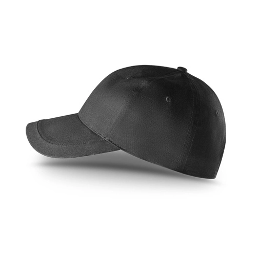 black RYAN. Gorra confeccionada en algodón cepillado (65% reciclado)