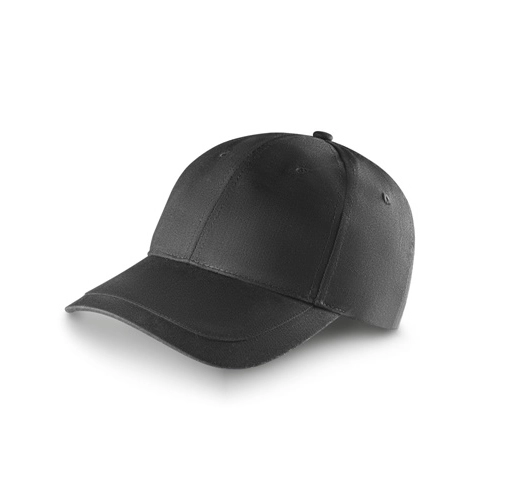 black RYAN. Gorra confeccionada en algodón cepillado (65% reciclado)