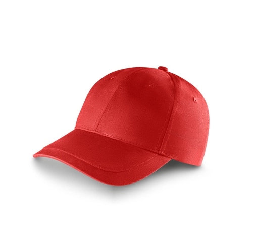 red RYAN. Gorra confeccionada en algodón cepillado (65% reciclado)