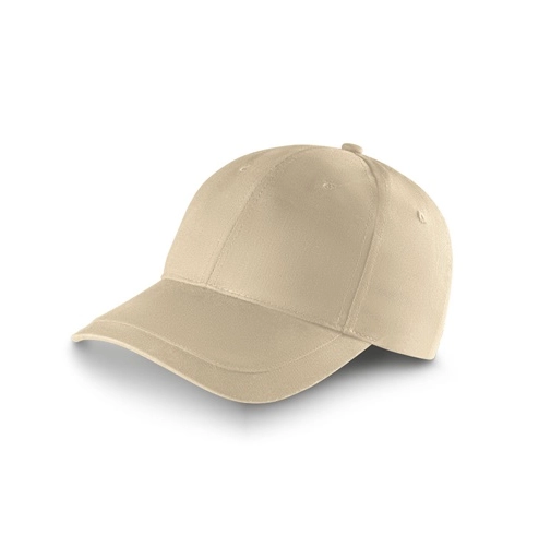 beige RYAN. Gorra confeccionada en algodón cepillado (65% reciclado)