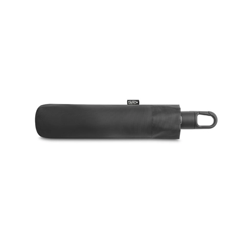 black GUSTAVO. Paraguas poliéster reciclado (100% rPET) 190T \