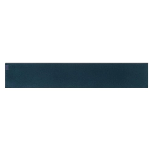 azul marino SERENITY. Bufanda de poliéster reciclado (100% rPET) con detalle cosido para personalizar