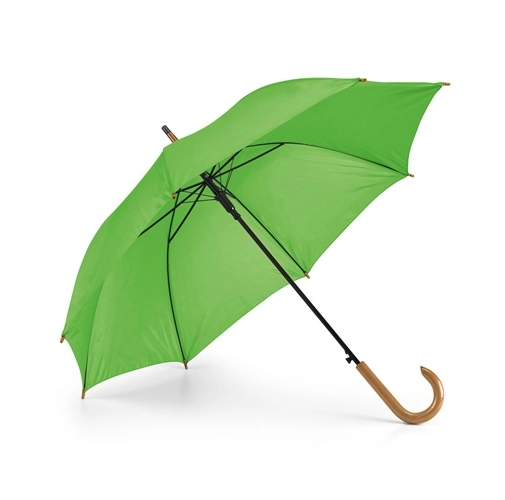verde claro PATTI. Paraguas de poliéster 190T con apertura automática