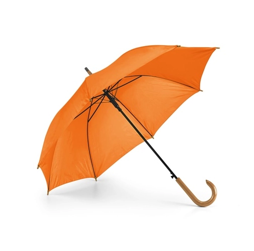 orange PATTI. Paraguas de poliéster 190T con apertura automática