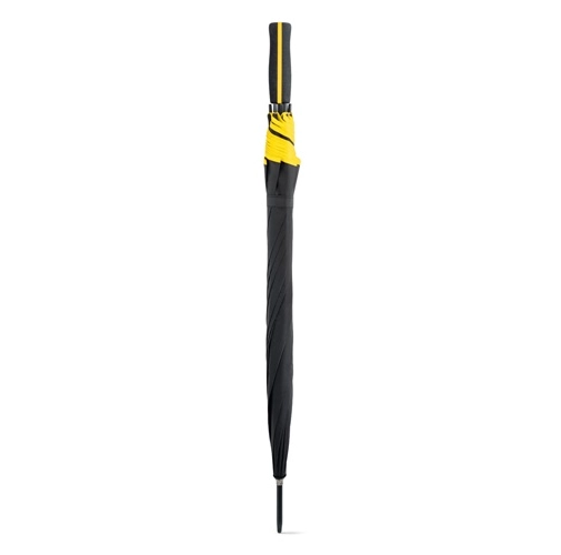 yellow JENNA. Paraguas de poliéster 190T con apertura automática