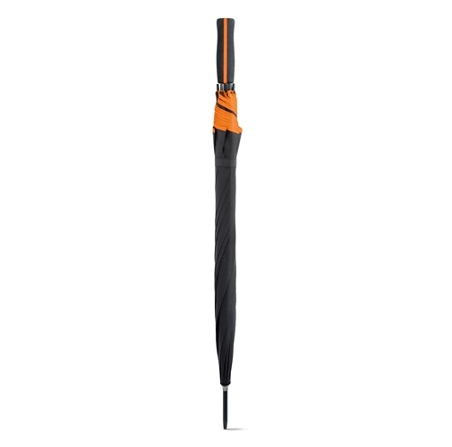 orange JENNA. Paraguas de poliéster 190T con apertura automática