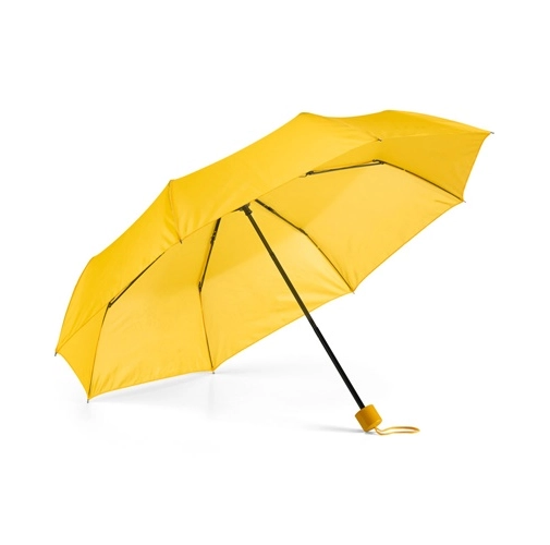 yellow MARIA. Paraguas plegable de poliéster 190T