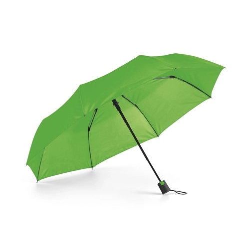 verde claro TOMAS. Paraguas compacto de poliéster 190T con apertura automática