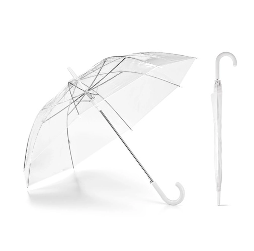 NICHOLAS. Paraguas POE transparente con apertura automática