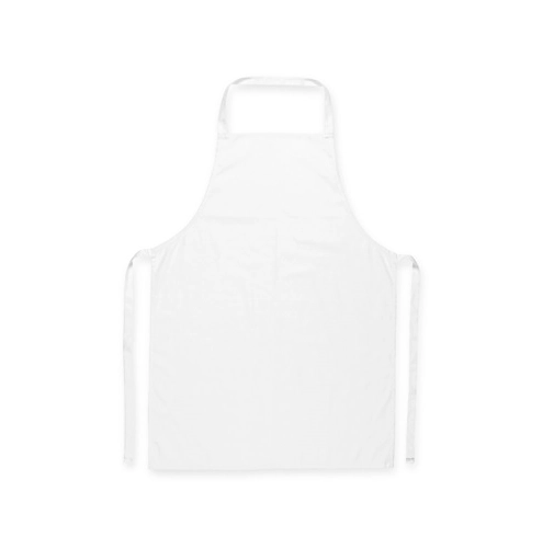 white CUMIN. Delantal de sarga de algodón (180 g/m²)