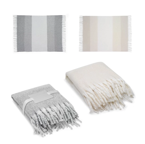 COMFY. MANTA DE POLIÉSTER RECICLADO (100 % RPET) (300 G/M²), CON TACTO DE MOHAIR