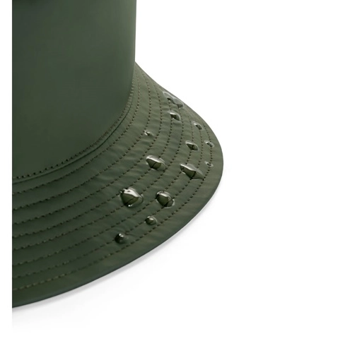 verde oscuro MASON. Sombrero Panamá de poliéster reciclado (100 % rPET)