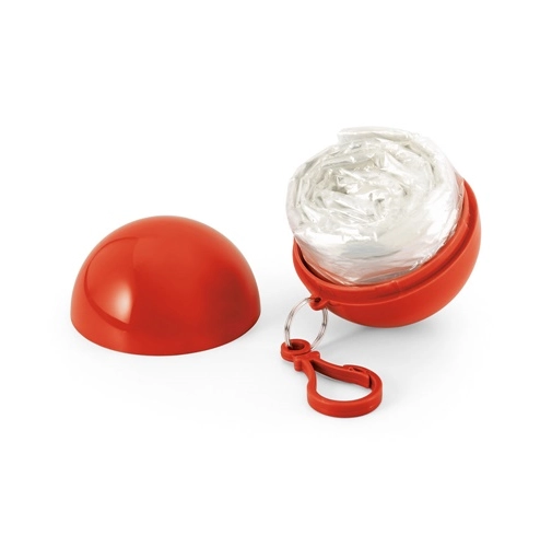 red ISABEL. Poncho chubasquero