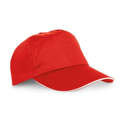 red CLAIRE. Gorra sandwich de 100% poliéster