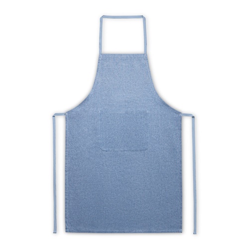azul royal ZIMBRO. Delantal con algodón reciclado (140 g/m²)