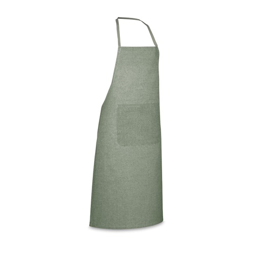 verde oscuro ZIMBRO. Delantal con algodón reciclado (140 g/m²)