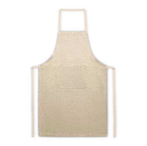 ZIMBRO. Delantal con algodón reciclado (140 g/m²)