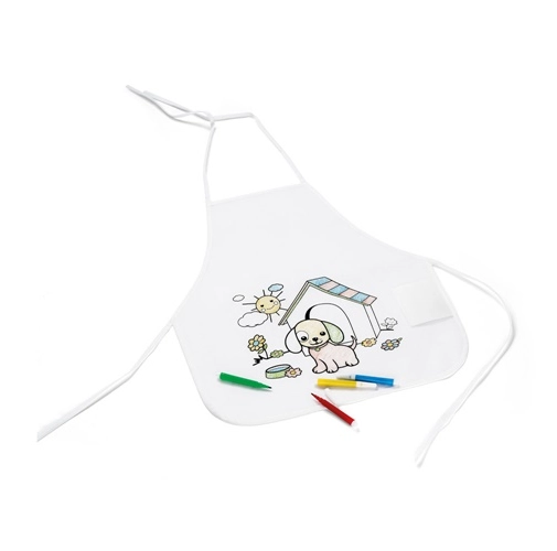 NILO. Delantal infantil para colorear en tejido sin tejer (80 g/m²)