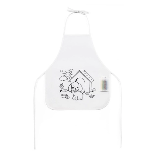 NILO. Delantal infantil para colorear en tejido sin tejer (80 g/m²)