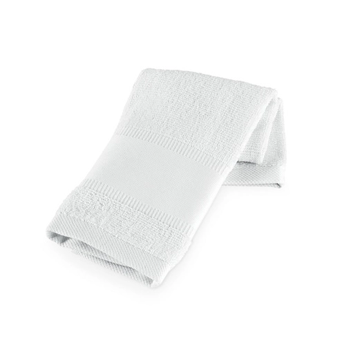 white CANCHA. Toalla deportiva de algodón (380 g/m²)