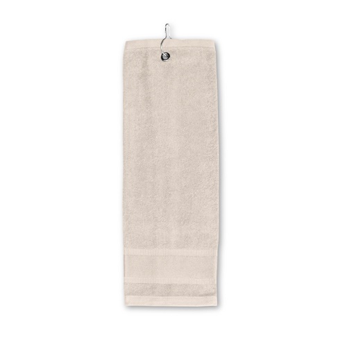 beige GOLFI. Toalla de algodón multifuncional (430 g/m²)