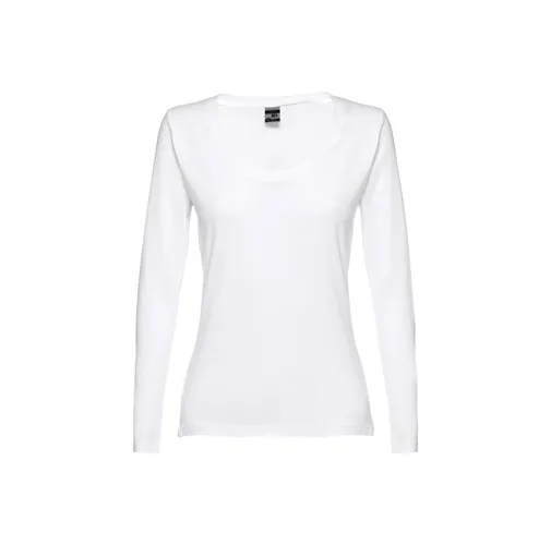 white THC BUCHAREST WOMEN WH. Camiseta manga larga para mujer